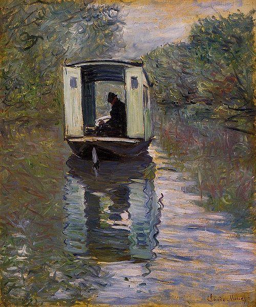 Claude Monet Le Bateau atelier oil painting image